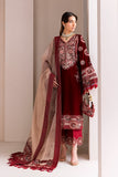 Alizeh Fashion Makhmal Embroidered Velvet Unstitched 3Pc Suit AF-VLT-2226-Velzari