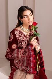 Alizeh Fashion Makhmal Embroidered Velvet Unstitched 3Pc Suit AF-VLT-2226-Velzari