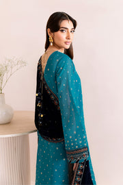 Alizeh Fashion Makhmal Embroidered Velvet Unstitched 3Pc Suit AF-VLT-2225-Nelofer
