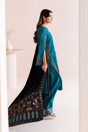 Alizeh Fashion Makhmal Embroidered Velvet Unstitched 3Pc Suit AF-VLT-2225-Nelofer