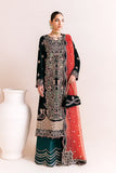 Alizeh Fashion Makhmal Embroidered Velvet Unstitched 3Pc Suit AF-VLT-2227-Kiswa