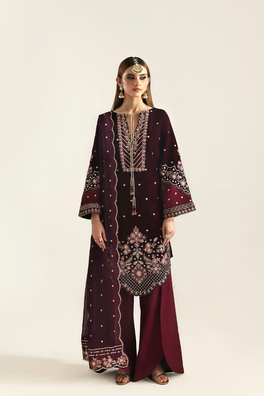 velvet salwar kameez