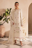 Emaan Adeel Miraal Embroidered Chiffon Unstitched 3Pc Suit - ELANORA