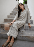 La Rosaa Basics Embroidered Khaddar  Stitched 2Pc Suit - Luna