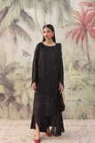 Emaan Adeel Romansiyyah Embroidered Chiffon Unstitched 3Pc Suit - ZAREENAH