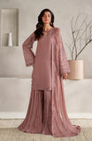 Zarif Muse Thread Embroidered Chiffon Unstitched 3Pc Suit ZE-MT-02 Ayla