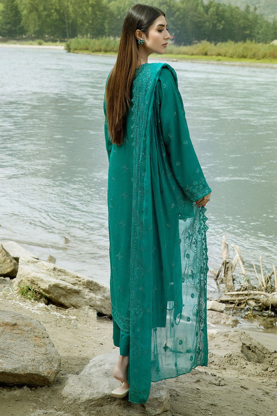 ASC-19 - SAFWA ADORE EMBROIDERED 3-PIECE COLLECTION VOL 02