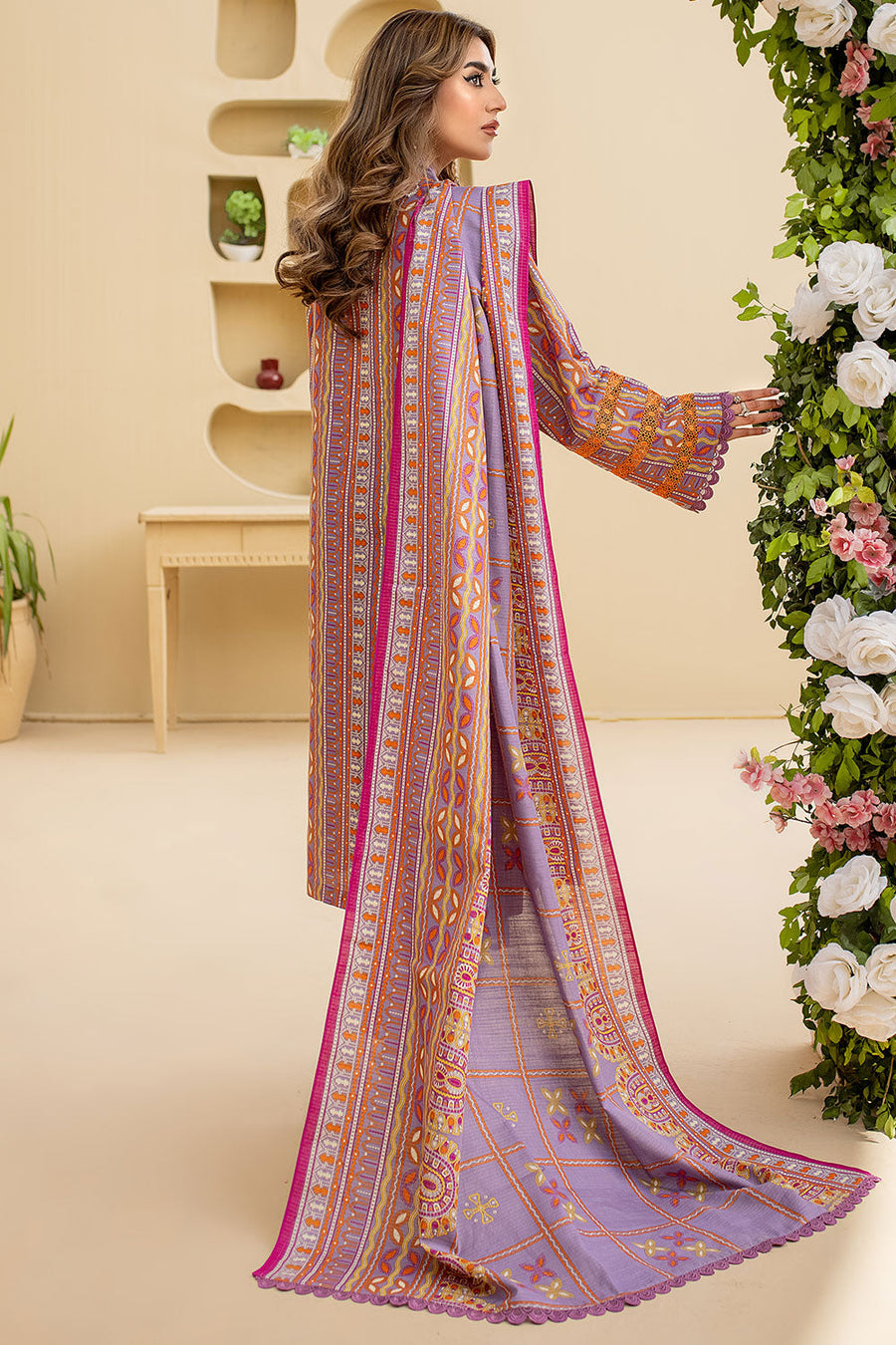 ASK-02 - SAFWA AMORA MASURI KHADDAR 3 PIECE COLLECTION