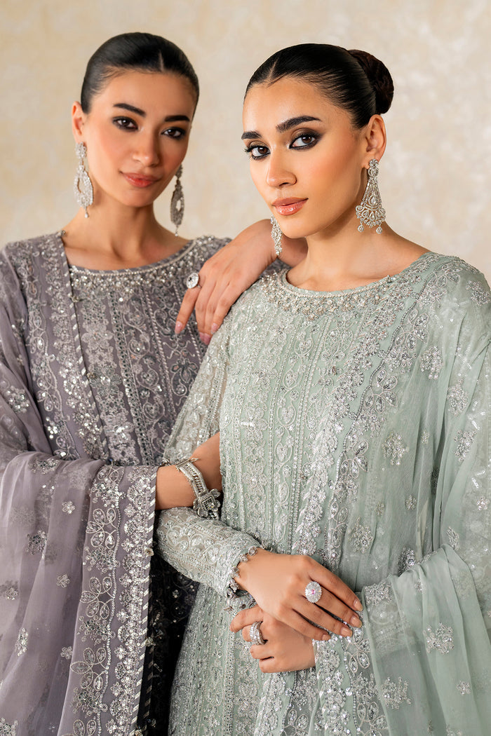 Baroque Exclusive Formal Embroidered Chiffon Unstitched 3Pc Suit SF-4160