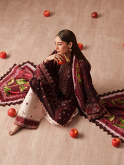 Bin Ilyas Jojo Summer Embroidered Lawn Unstitched 3Pc Suit D-81B