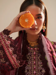 Bin Ilyas Jojo Summer Embroidered Lawn Unstitched 3Pc Suit D-81B