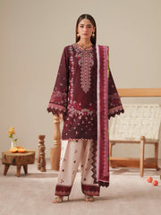 Bin Ilyas Jojo Summer Embroidered Lawn Unstitched 3Pc Suit D-81B