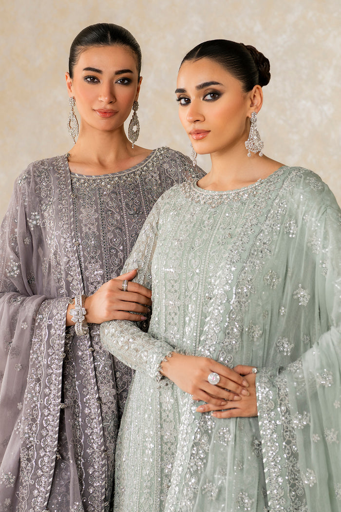 Baroque Exclusive Formal Embroidered Chiffon Unstitched 3Pc Suit SF-4160