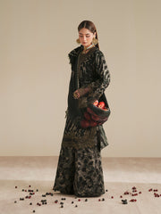 Bin Ilyas Jojo Summer Embroidered Lawn Unstitched 3Pc Suit D-82A