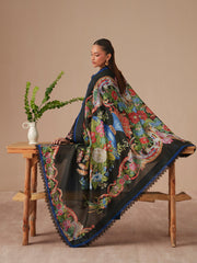 Bin Ilyas Jojo Summer Embroidered Lawn Unstitched 3Pc Suit D-83B
