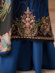 Bin Ilyas Jojo Summer Embroidered Lawn Unstitched 3Pc Suit D-83B