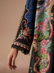Bin Ilyas Jojo Summer Embroidered Lawn Unstitched 3Pc Suit D-83B