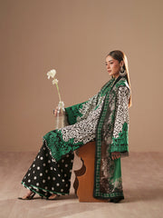Bin Ilyas Jojo Summer Embroidered Lawn Unstitched 3Pc Suit D-85A