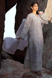 Afrozeh Summer Together Embroidered Lawn Unstitched 3Pc Suit - KESHІ