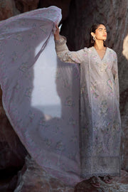Afrozeh Summer Together Embroidered Lawn Unstitched 3Pc Suit - KESHІ