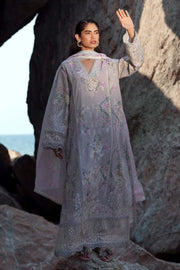 Afrozeh Summer Together Embroidered Lawn Unstitched 3Pc Suit - KESHІ