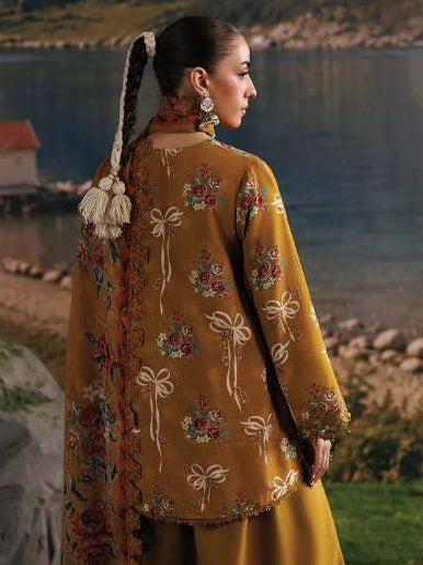 Maria B MBasics Embroidered Linen Unstitched 3Pc Suit MB-CUSV15-08A