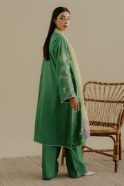 Coco by Zara Shahjahan Embroidered Lawn Unstitched 3Pc Suit 08B-TARA