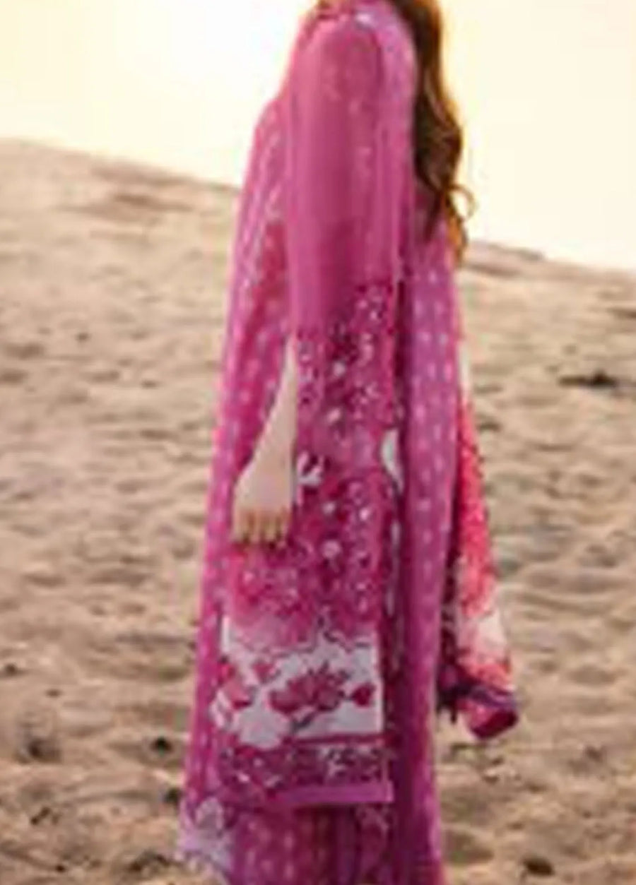 Maria.B M.Basics Embroidered Lawn Unstitched 3Pc Suit MB-08B