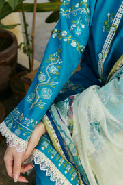 Coco by Zara Shahjahan Embroidered Lawn Unstitched 3Pc Suit D-08B ZOYA