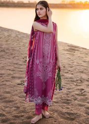 Maria.B M.Basics Embroidered Lawn Unstitched 3Pc Suit MB-08B