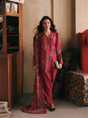 Maria B MBasics Embroidered Linen Unstitched 3Pc Suit MB-CUSV15-08B