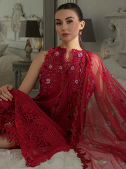 Sobia Nazir Embroidered Luxury Lawn Unstitched 3Pc Suit D-08B