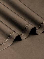 Autograph Plus by Fabrieco Men's Unstitched Cotton Suit - Chocolate Brown