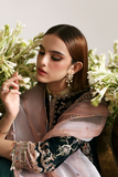 Emaan Adeel Zarposh Embroidered Velvet Unstitched 3Pc Suit - MEHRUUNISA