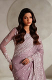Zarif Muse Thread Embroidered Chiffon Unstitched Saree ZE-MT-05 Niora