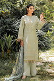 Safwa Spinel Premium Embroidered Lawn Unstitched 3Pc Suit SPN-02