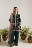 Emaan Adeel Zarposh Embroidered Velvet Unstitched 3Pc Suit - MEHRUUNISA