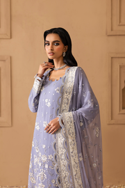Emaan Adeel Sheherzadi Embroidered Chiffon Unstitched 3Pc Suit - SAHARSH