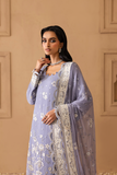 Emaan Adeel Sheherzadi Embroidered Chiffon Unstitched 3Pc Suit - SAHARSH