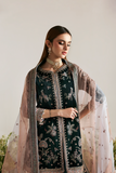 Emaan Adeel Zarposh Embroidered Velvet Unstitched 3Pc Suit - MEHRUUNISA