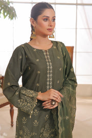 Safwa Aura Masuri Premium Embroidered Unstitched 3Pc Suit SUC-01