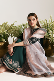 Emaan Adeel Zarposh Embroidered Velvet Unstitched 3Pc Suit - MEHRUUNISA