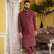 Goldmine by Dynasty Fabrics Men's Unstitched Wash & Wear Suit - Sand