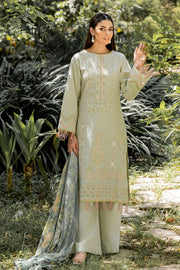 Safwa Spinel Premium Embroidered Lawn Unstitched 3Pc Suit SPN-02