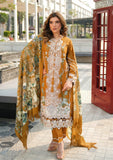 Elaf Premium Embroidered Linen Unstitched 3Ps Suit EPW-3A Sunkissed Meadows