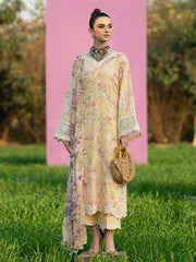 Sardinia Printkari Embroidered Lawn Unstitched 3Pc Suit D-903 SUNFLOWER