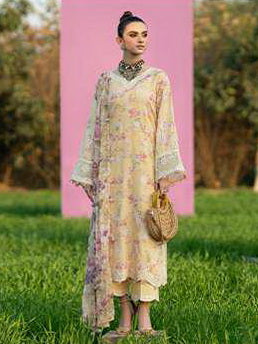 Sardinia Printkari Embroidered Lawn Unstitched 3Pc Suit D-903 SUNFLOWER