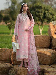 Sardinia Printkari Embroidered Lawn Unstitched 3Pc Suit D-904 DAHLIA