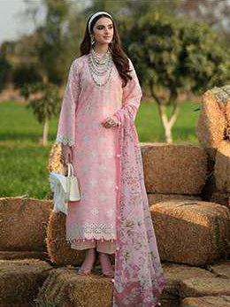 Sardinia Printkari Embroidered Lawn Unstitched 3Pc Suit D-904 DAHLIA