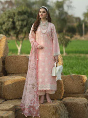 Sardinia Printkari Embroidered Lawn Unstitched 3Pc Suit D-904 DAHLIA